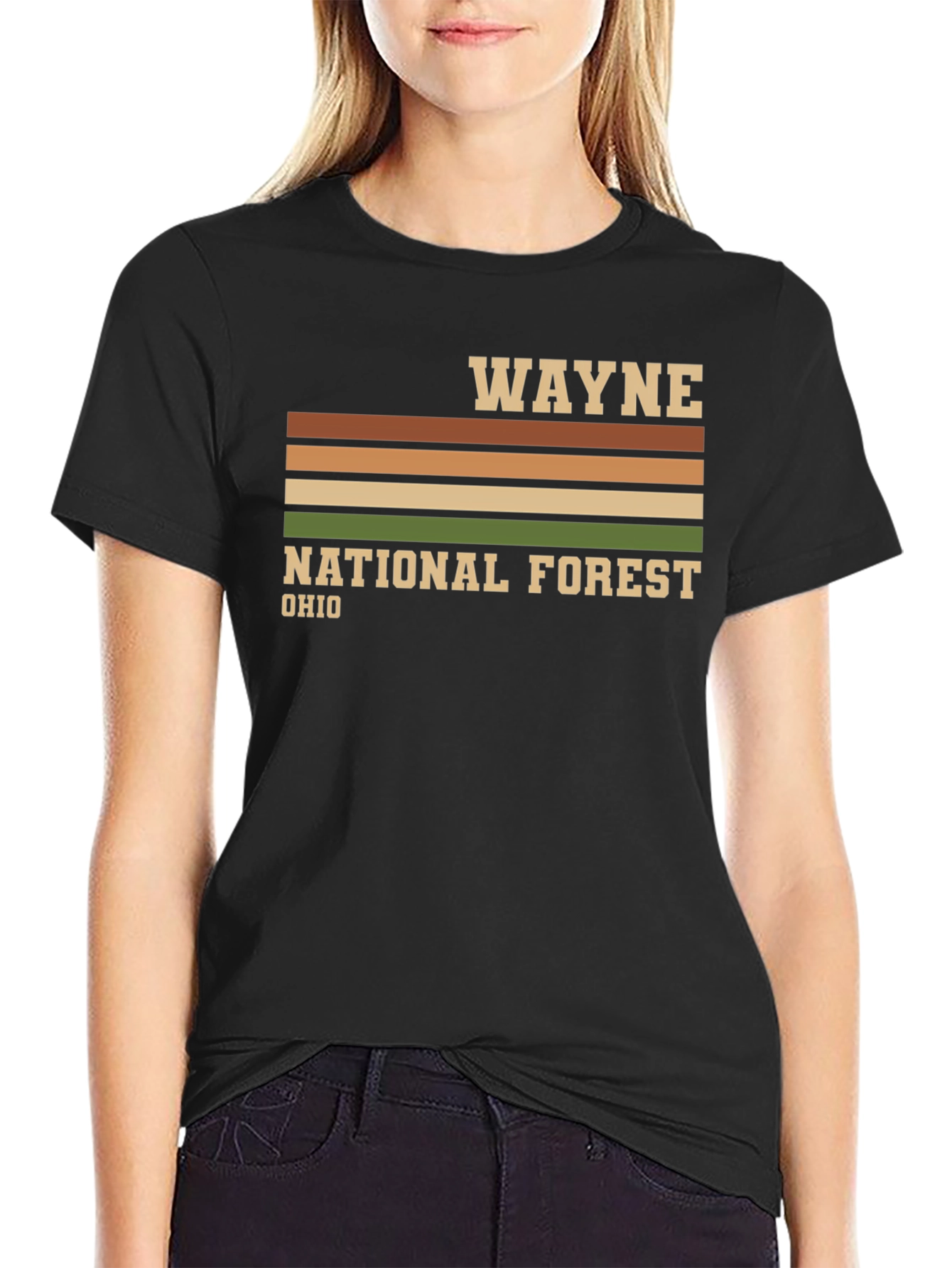 Wayne National Forest Ohio Retro T-Shirt