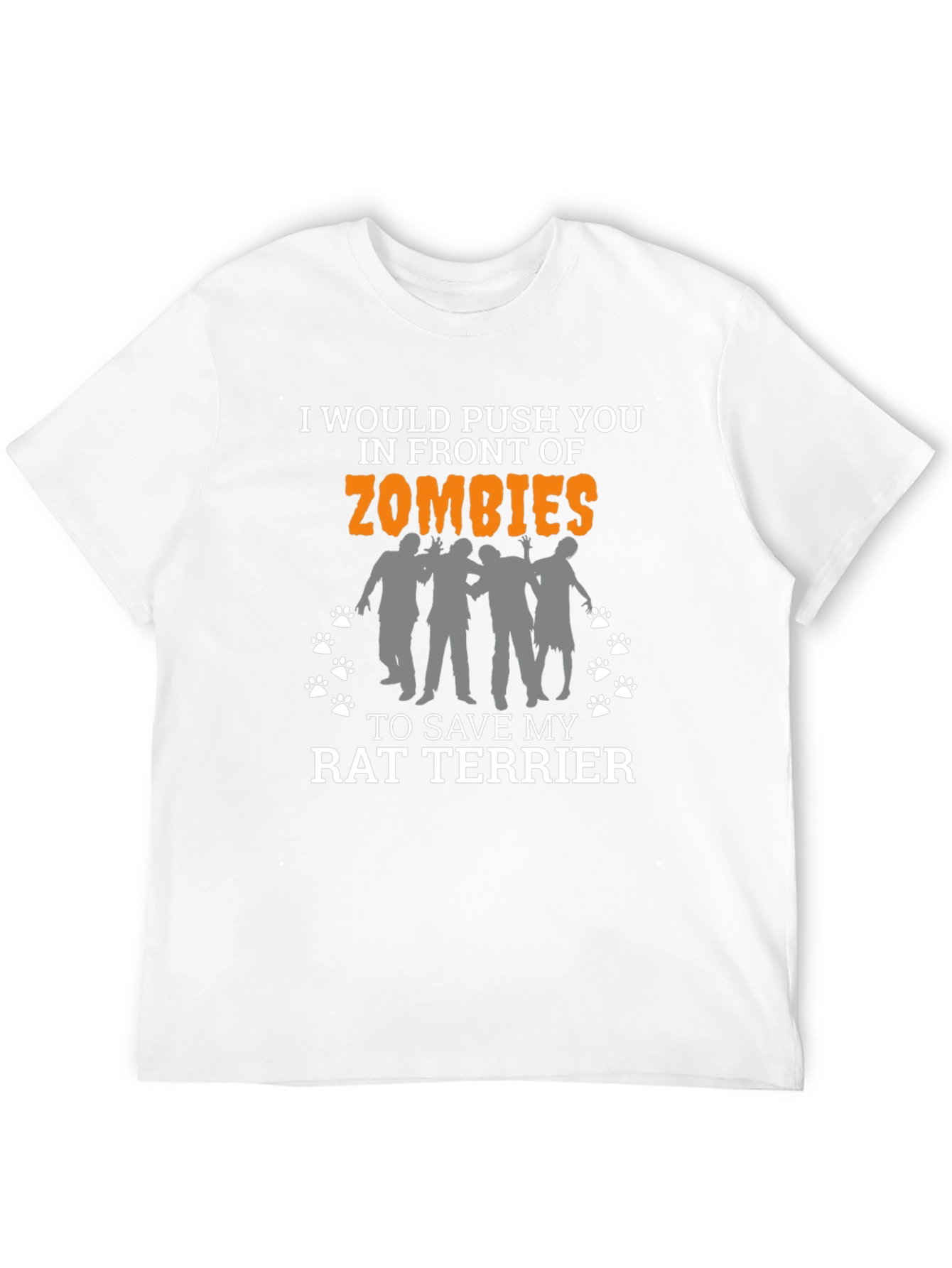 Rat Terrier Zombie T-Shirt - Funny Dog Lover Tee