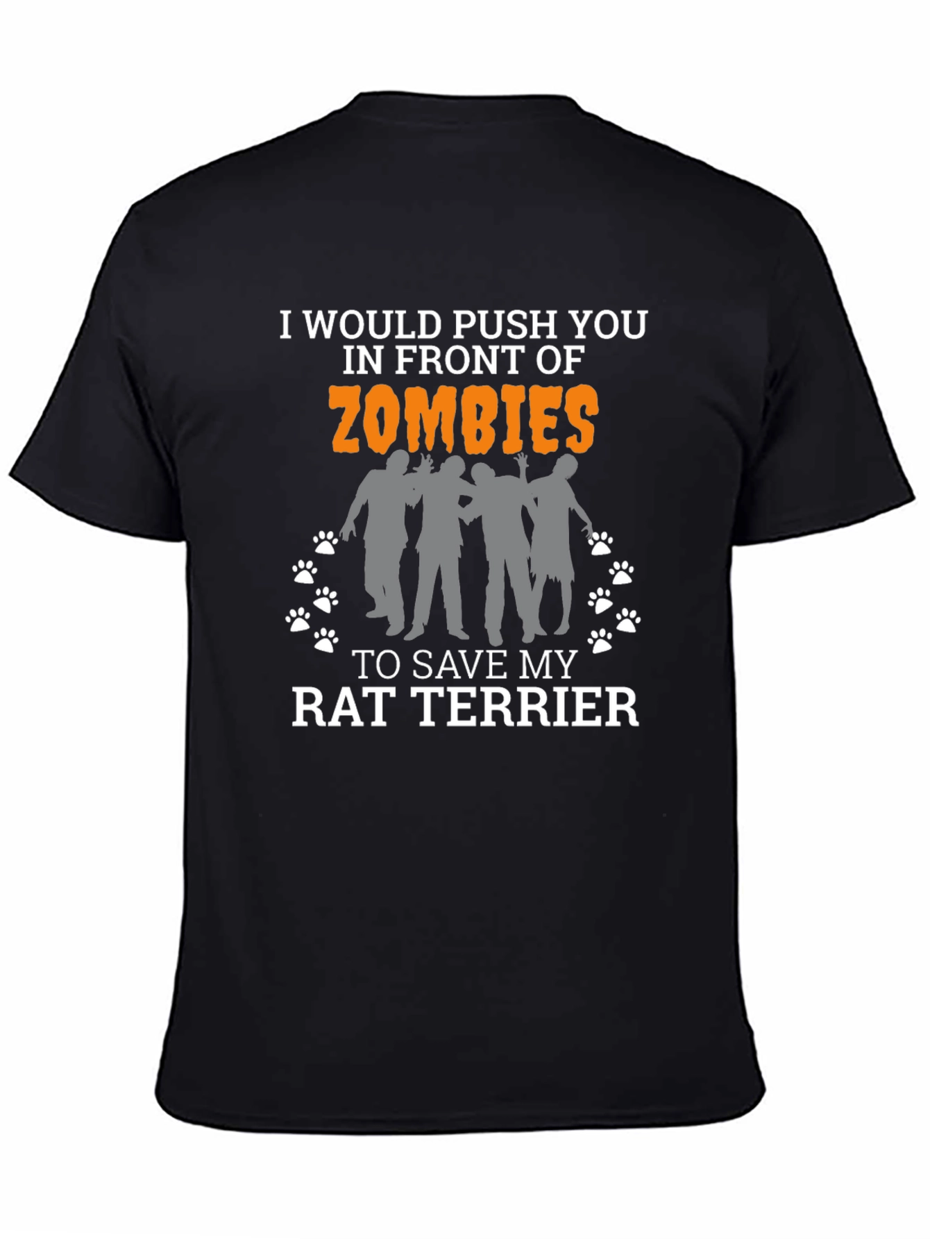 Rat Terrier Zombie T-Shirt - Funny Dog Lover Tee