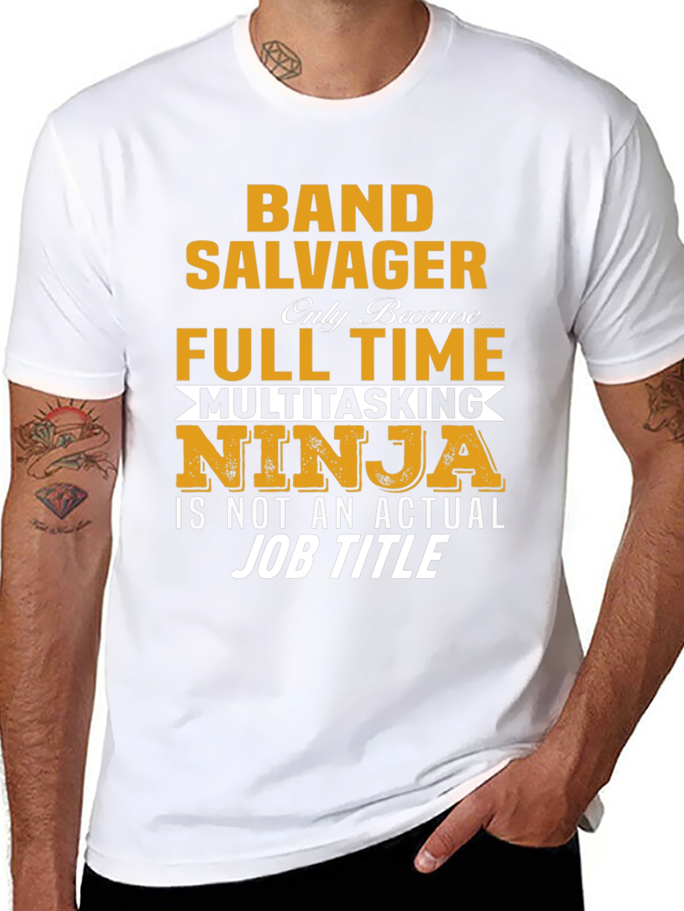 Band Salvager Full Time Ninja T-Shirt