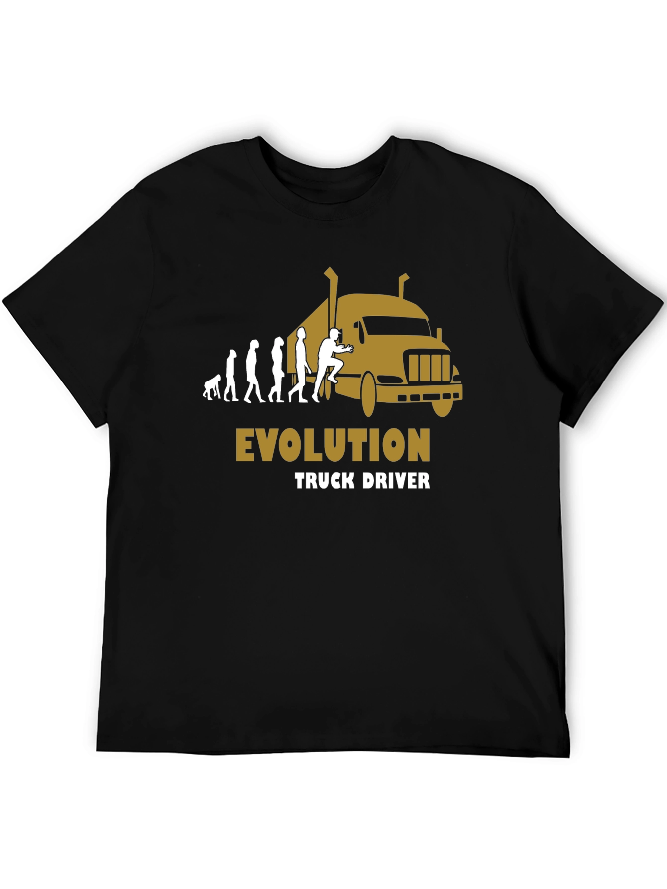 Truck Driver Evolution Graphic T-Shirt