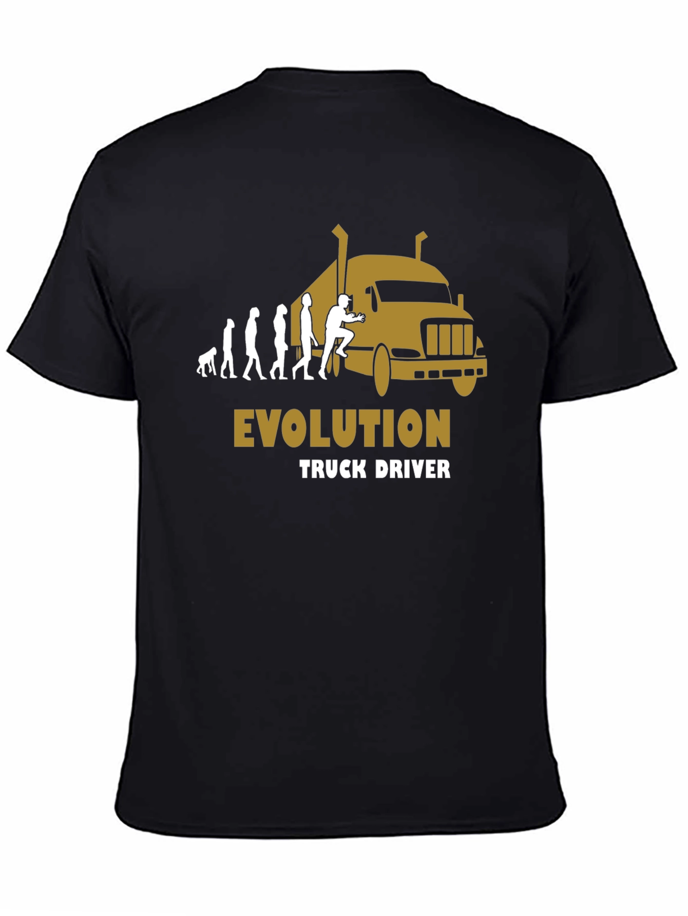 Truck Driver Evolution Graphic T-Shirt