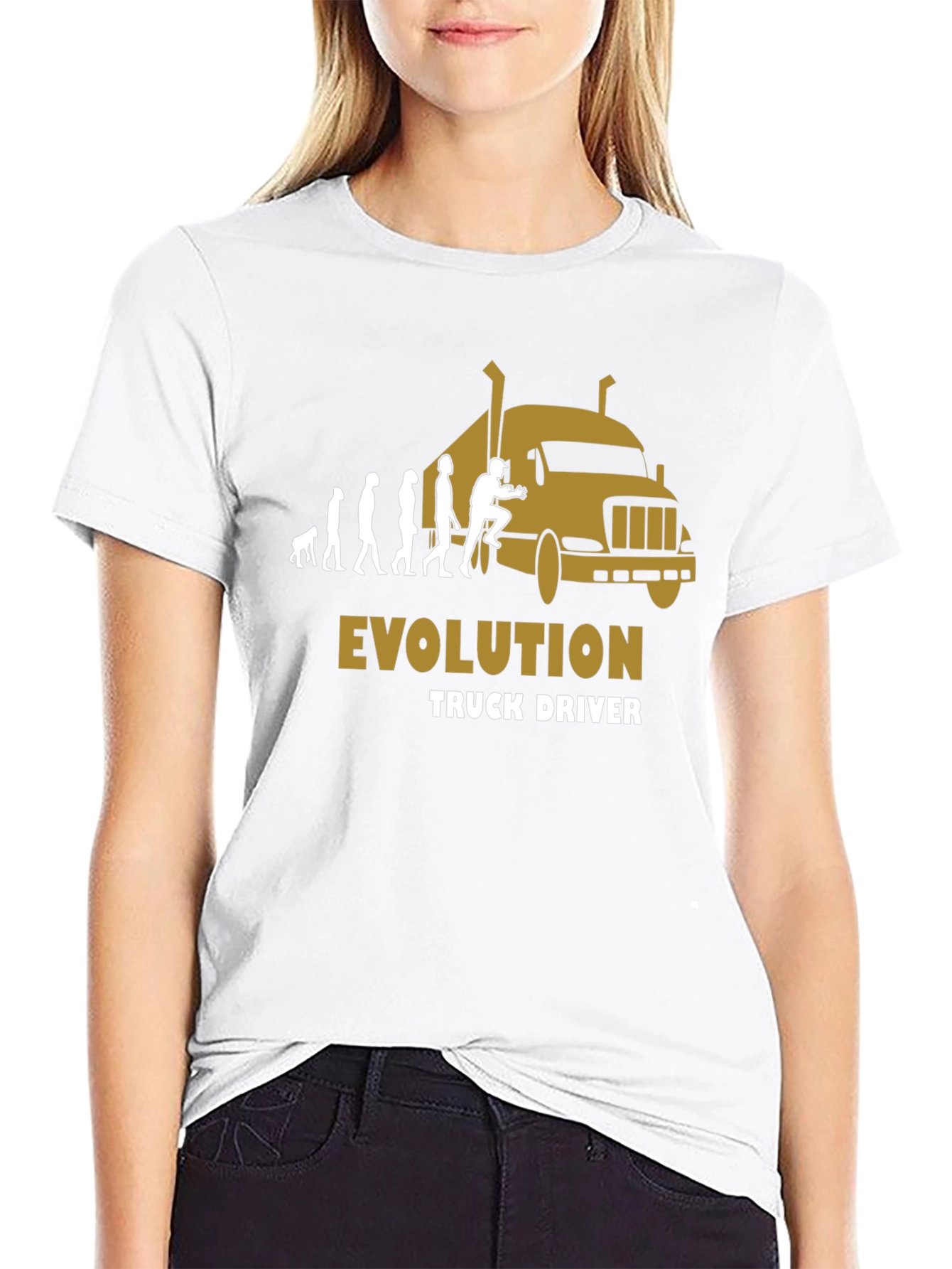 Truck Driver Evolution Graphic T-Shirt