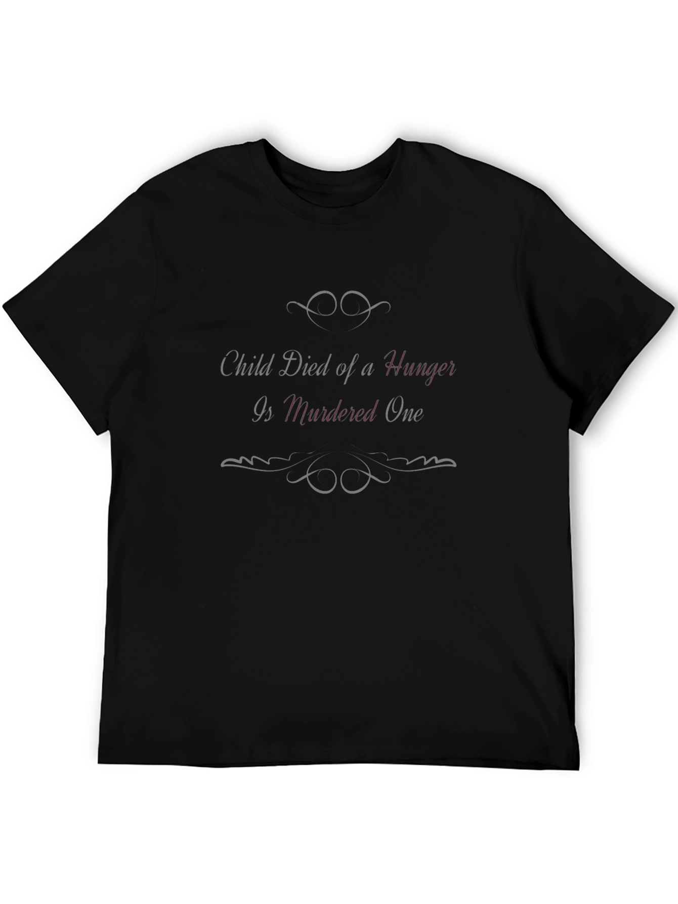 Statement Black Graphic T-Shirt