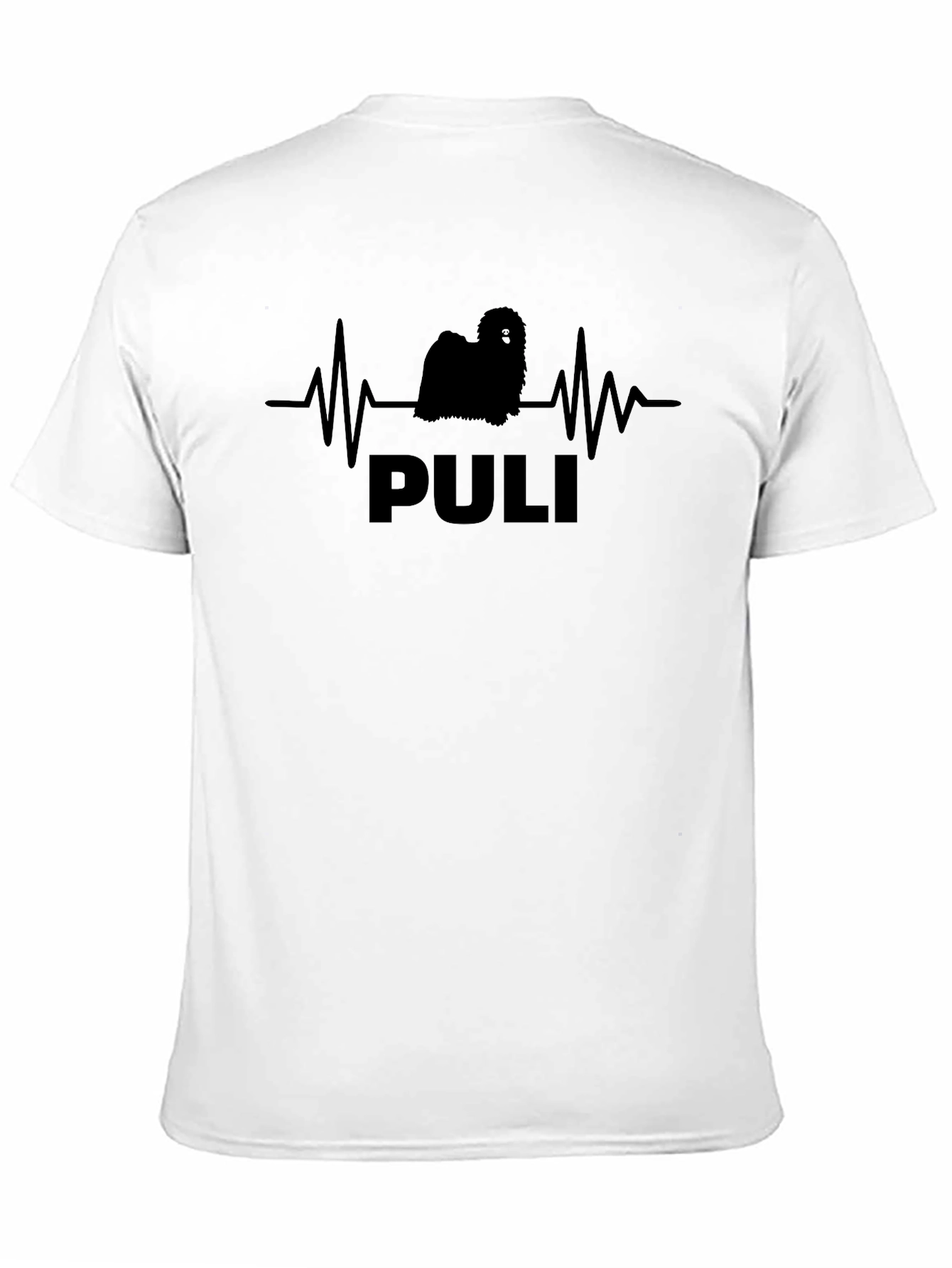 Puli Dog Breed Heartbeat T-Shirt