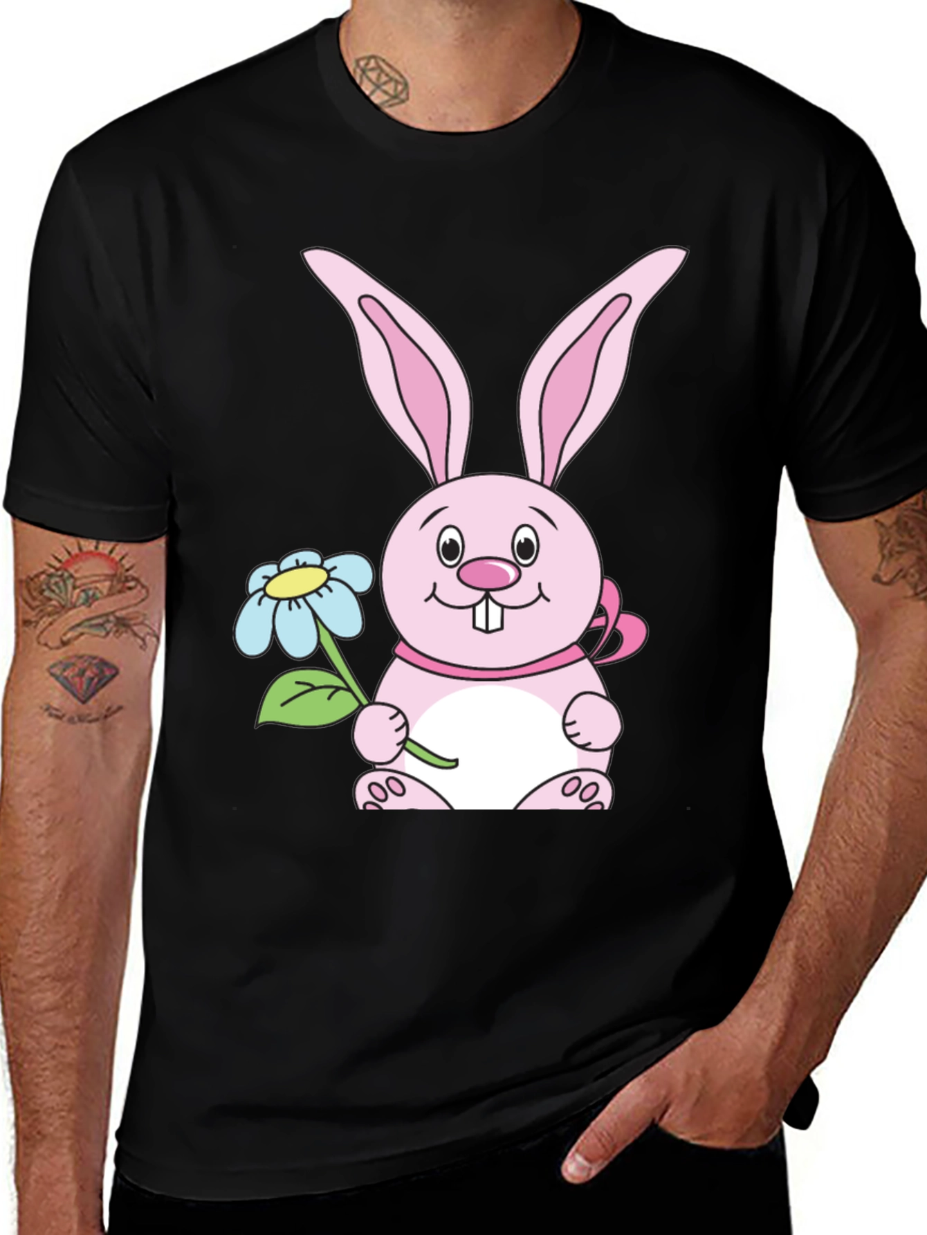 Bunny T-Shirt: Cute Easter Graphic Tee