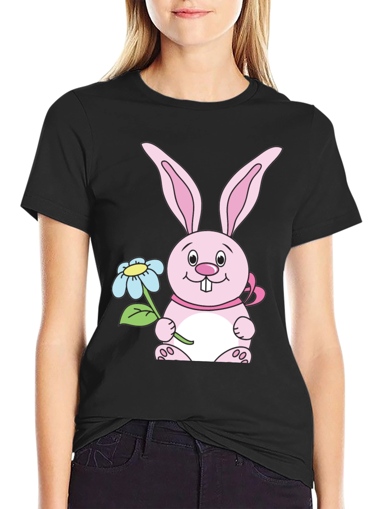 Bunny T-Shirt: Cute Easter Graphic Tee