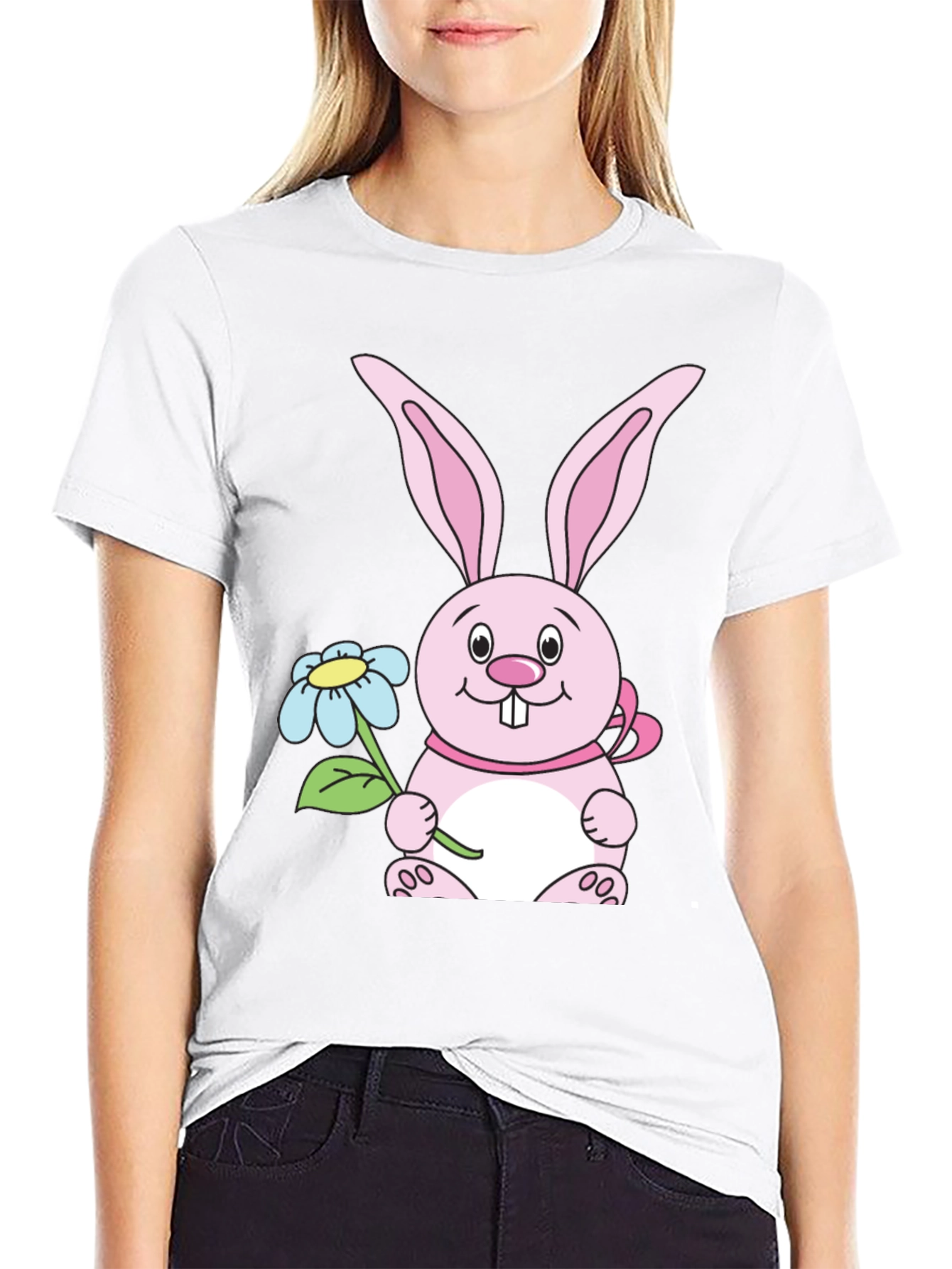 Bunny T-Shirt: Cute Easter Graphic Tee