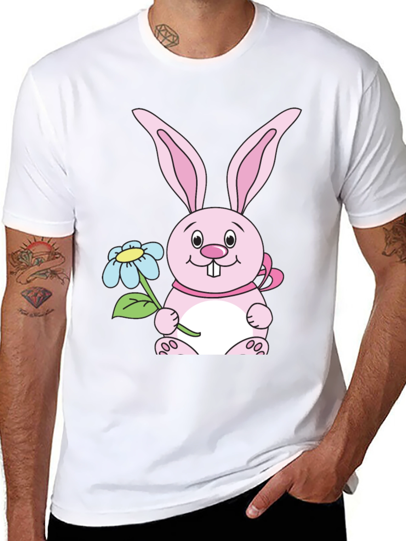 Bunny T-Shirt: Cute Easter Graphic Tee