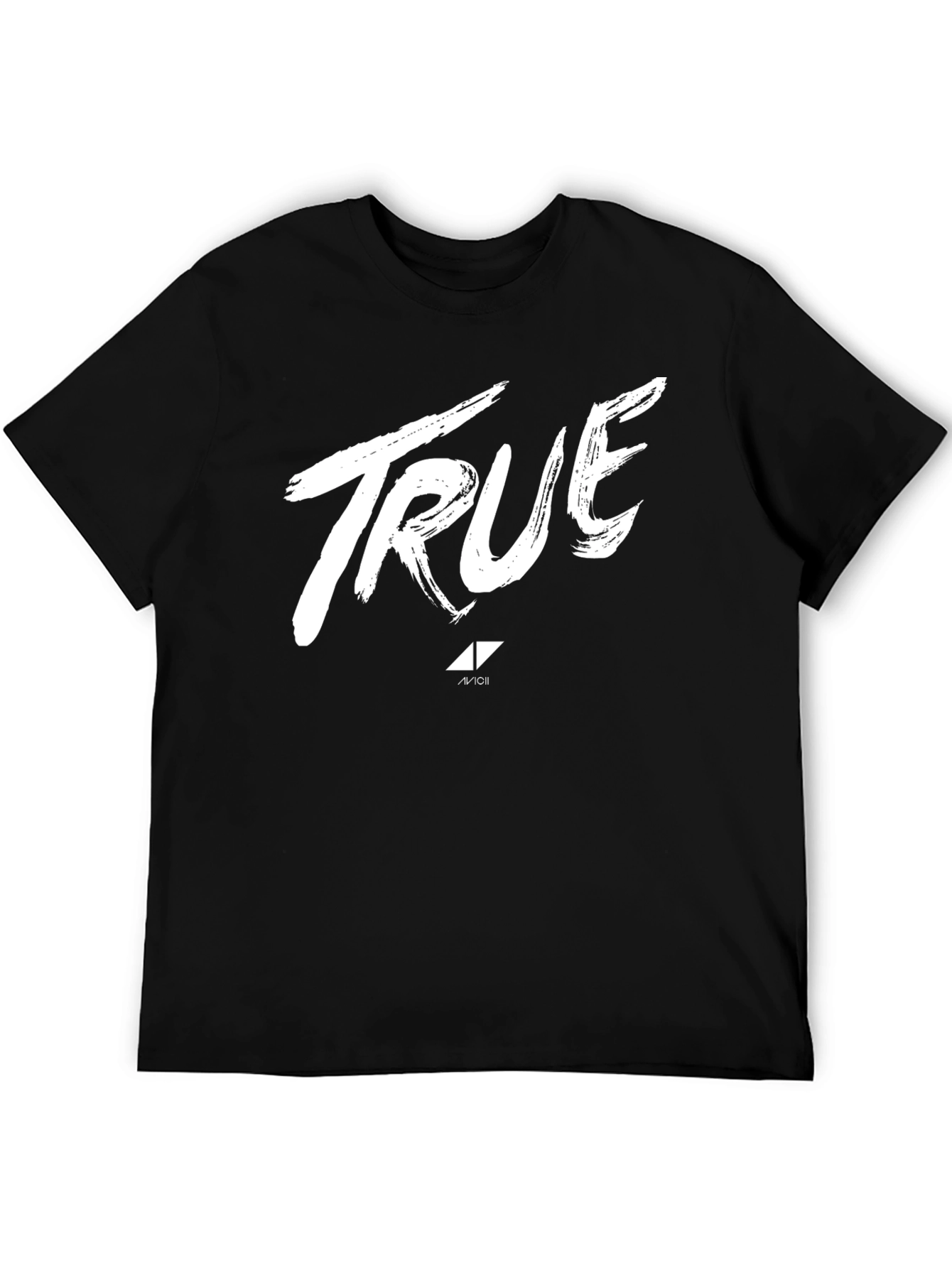 Avicii True Graphic Tee - Black Cotton T-Shirt