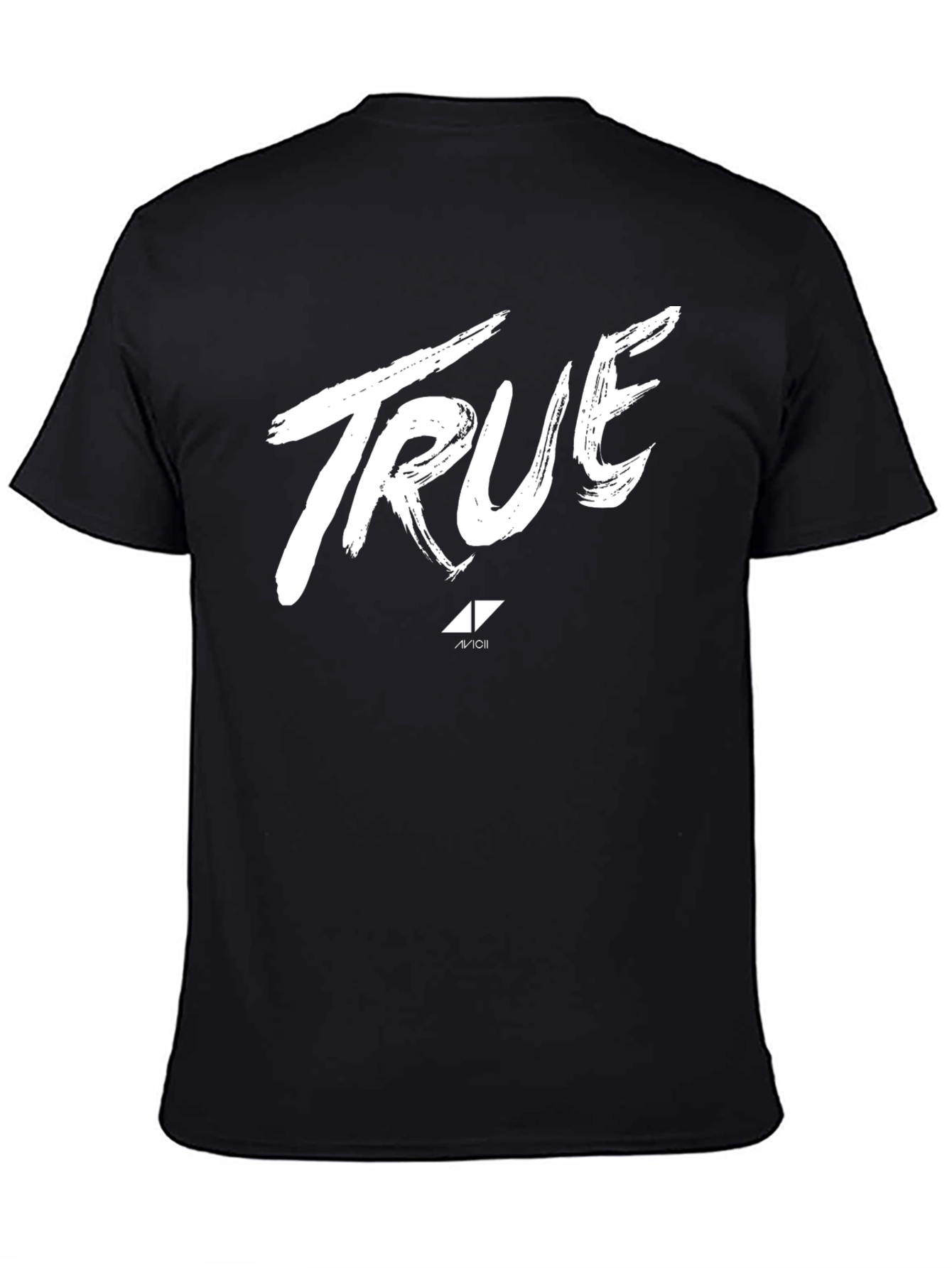 Avicii True Graphic Tee - Black Cotton T-Shirt