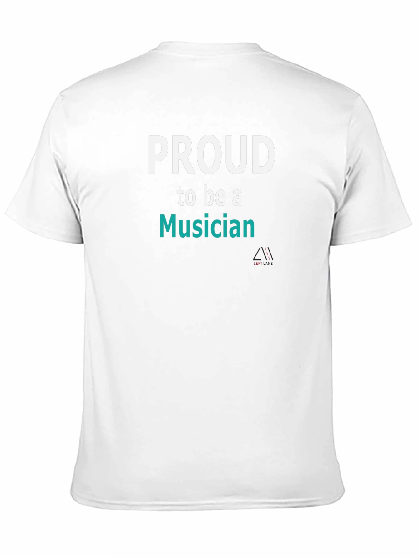 Proud Musician Graphic Tee - Black Cotton Blend