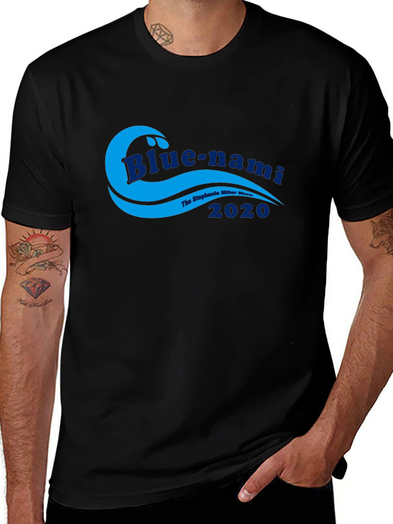 Blue-nami 2020 T-Shirt - The Stephanie Miller Show Tee
