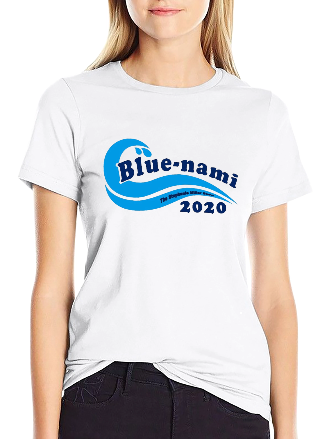 Blue-nami 2020 T-Shirt - The Stephanie Miller Show Tee