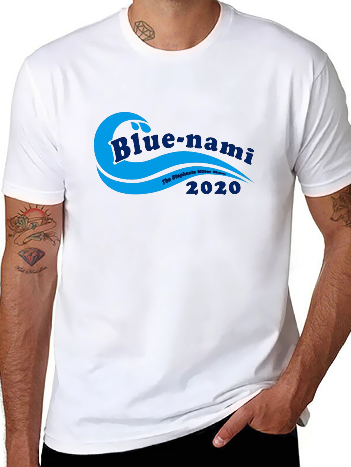 Blue-nami 2020 T-Shirt - The Stephanie Miller Show Tee