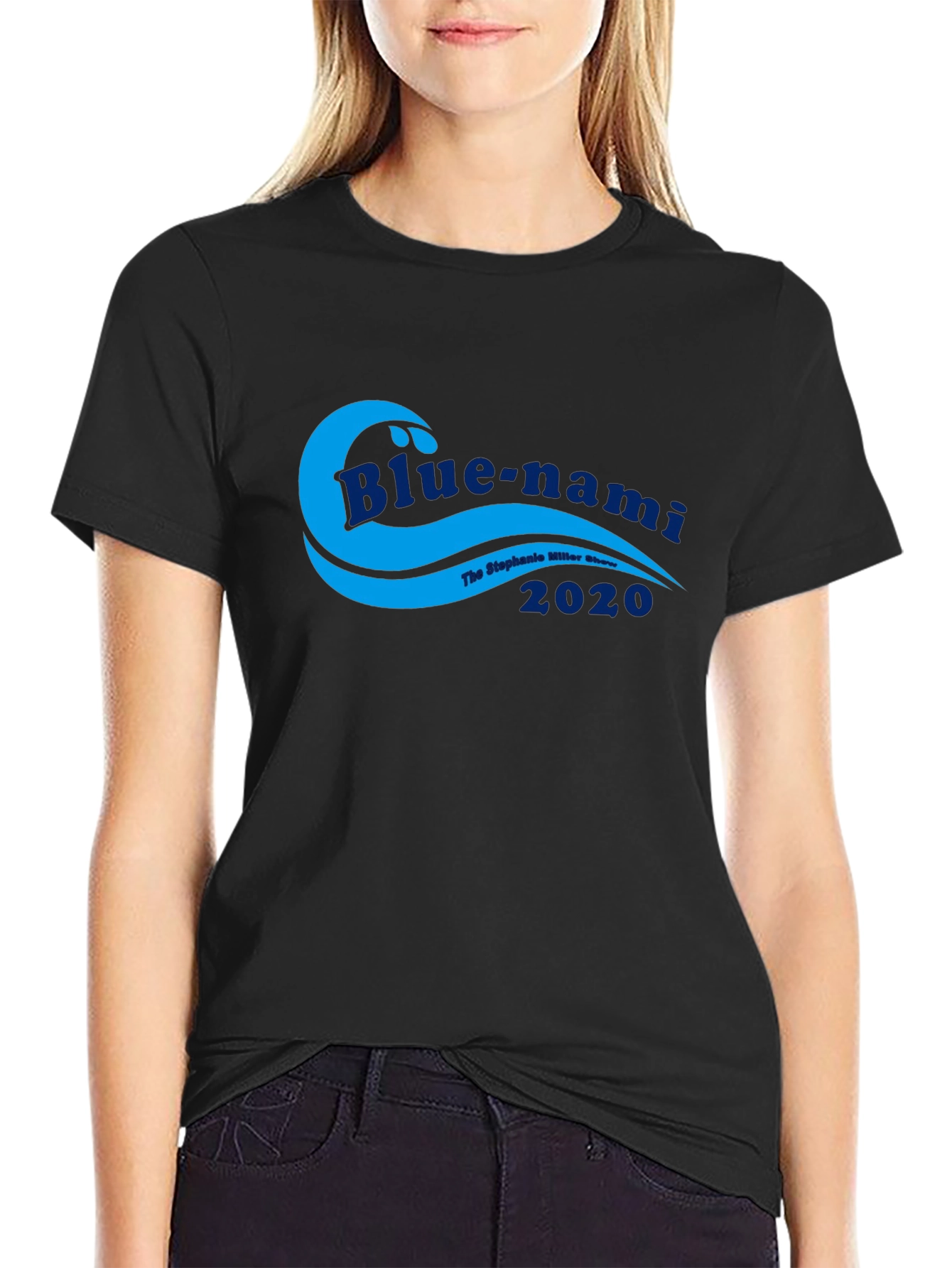 Blue-nami 2020 T-Shirt - The Stephanie Miller Show Tee