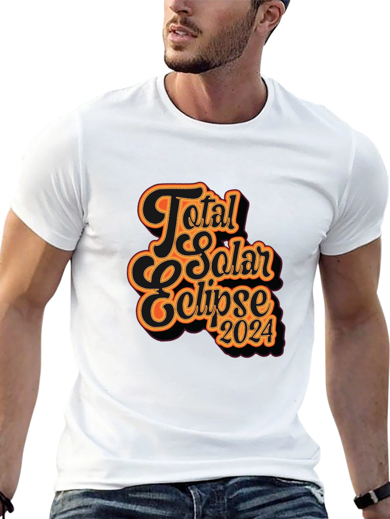 Total Solar Eclipse 2024 Graphic T-Shirt