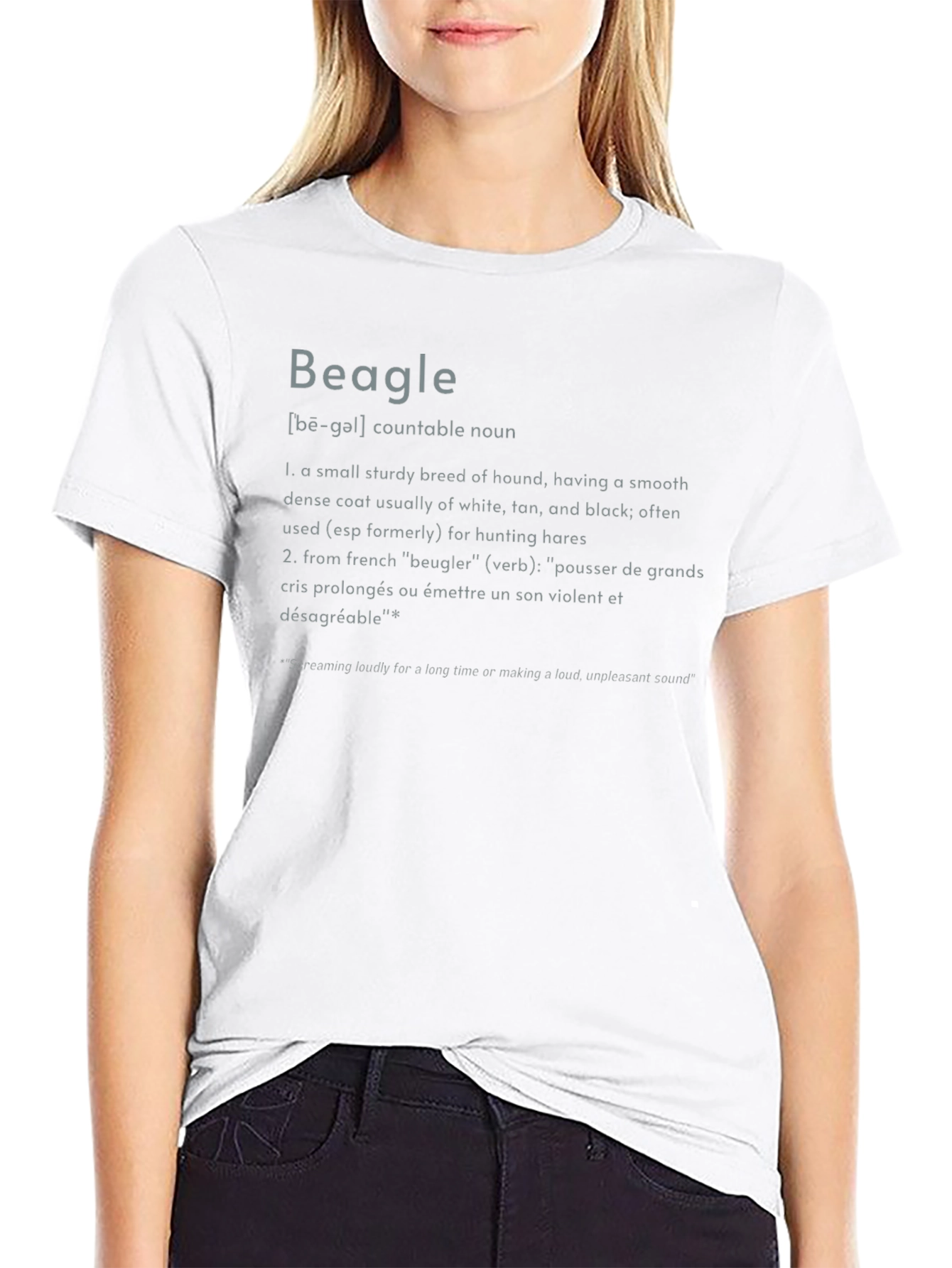 Beagle Definition Graphic Tee - Dog Lovers T-Shirt