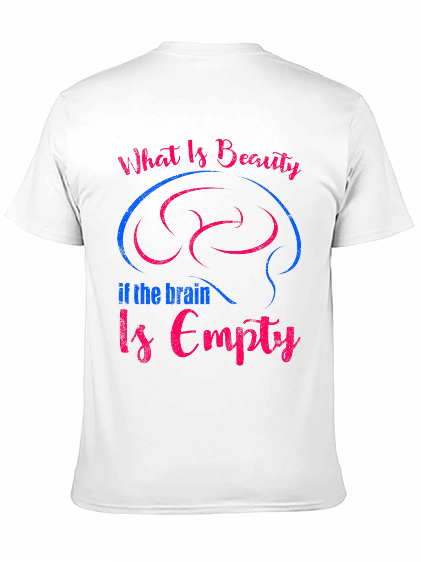 Beauty & Brains Tee - Unisex Cotton Graphic T-Shirt