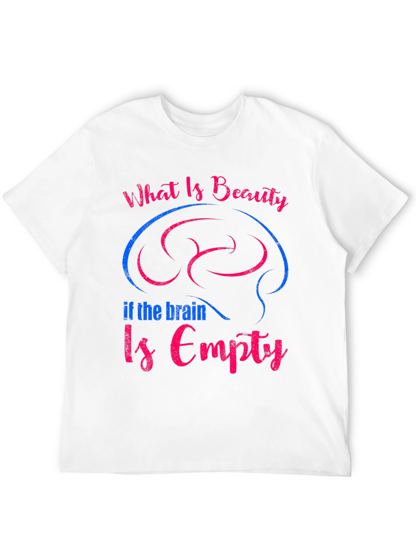 Beauty & Brains Tee - Unisex Cotton Graphic T-Shirt
