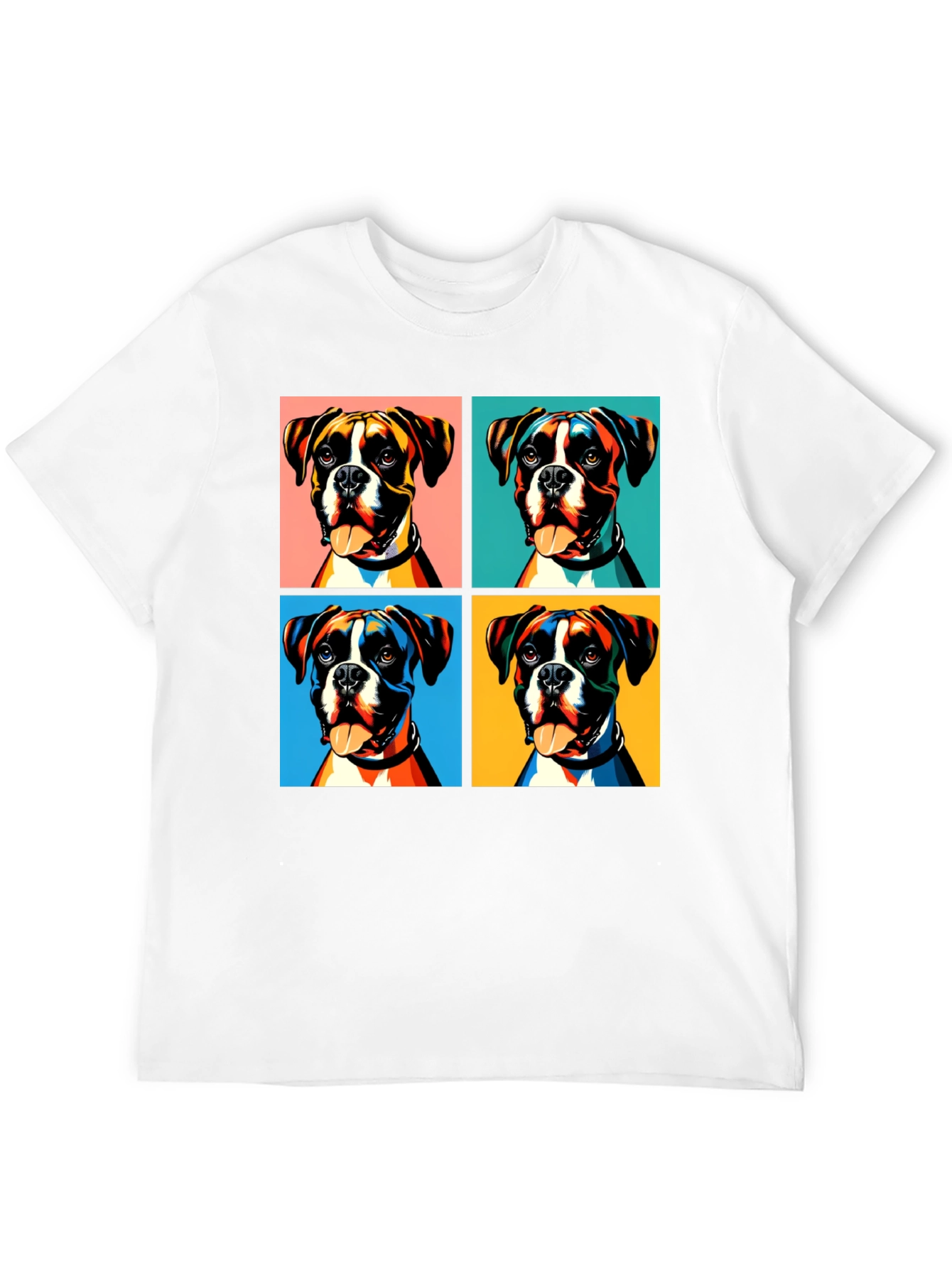Boxer Dog Pop Art Graphic Tee
