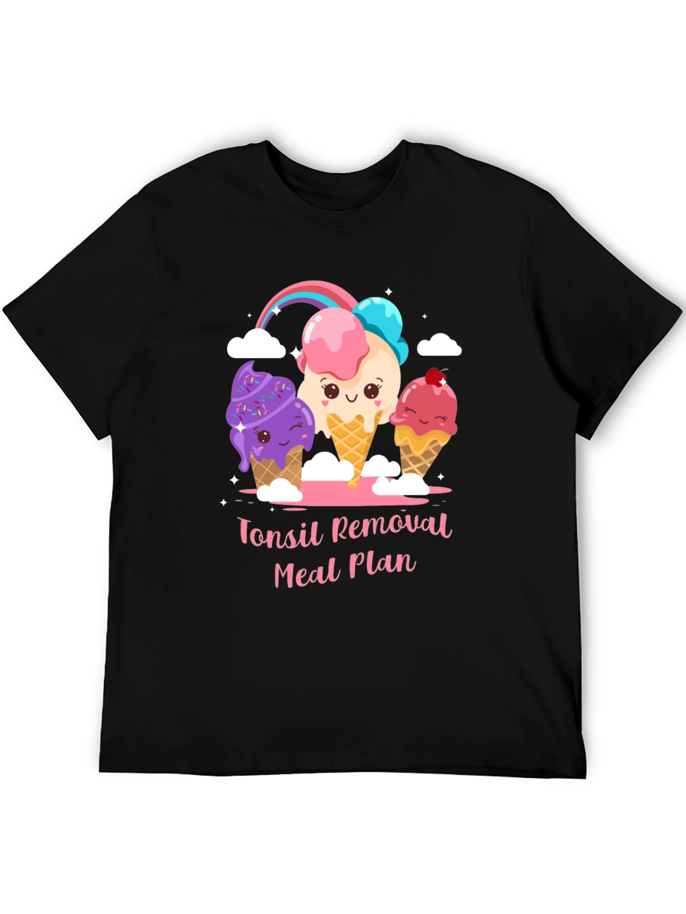 Tonsil Removal Meal Plan Ice Cream T-Shirt