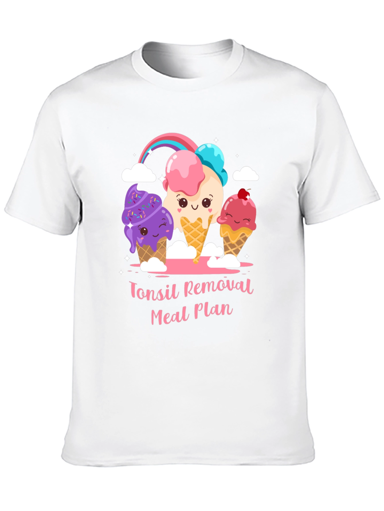 Tonsil Removal Meal Plan Ice Cream T-Shirt