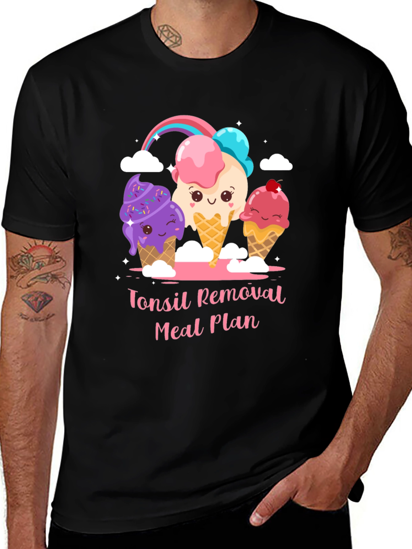 Tonsil Removal Meal Plan Ice Cream T-Shirt