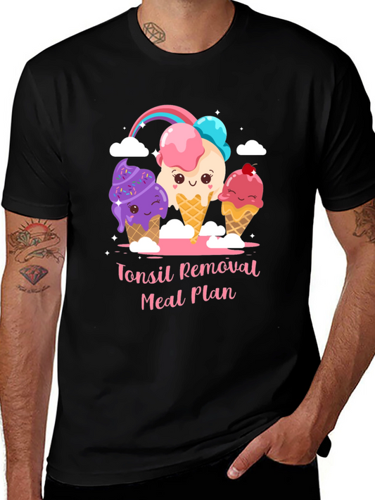 Tonsil Removal Meal Plan Ice Cream T-Shirt