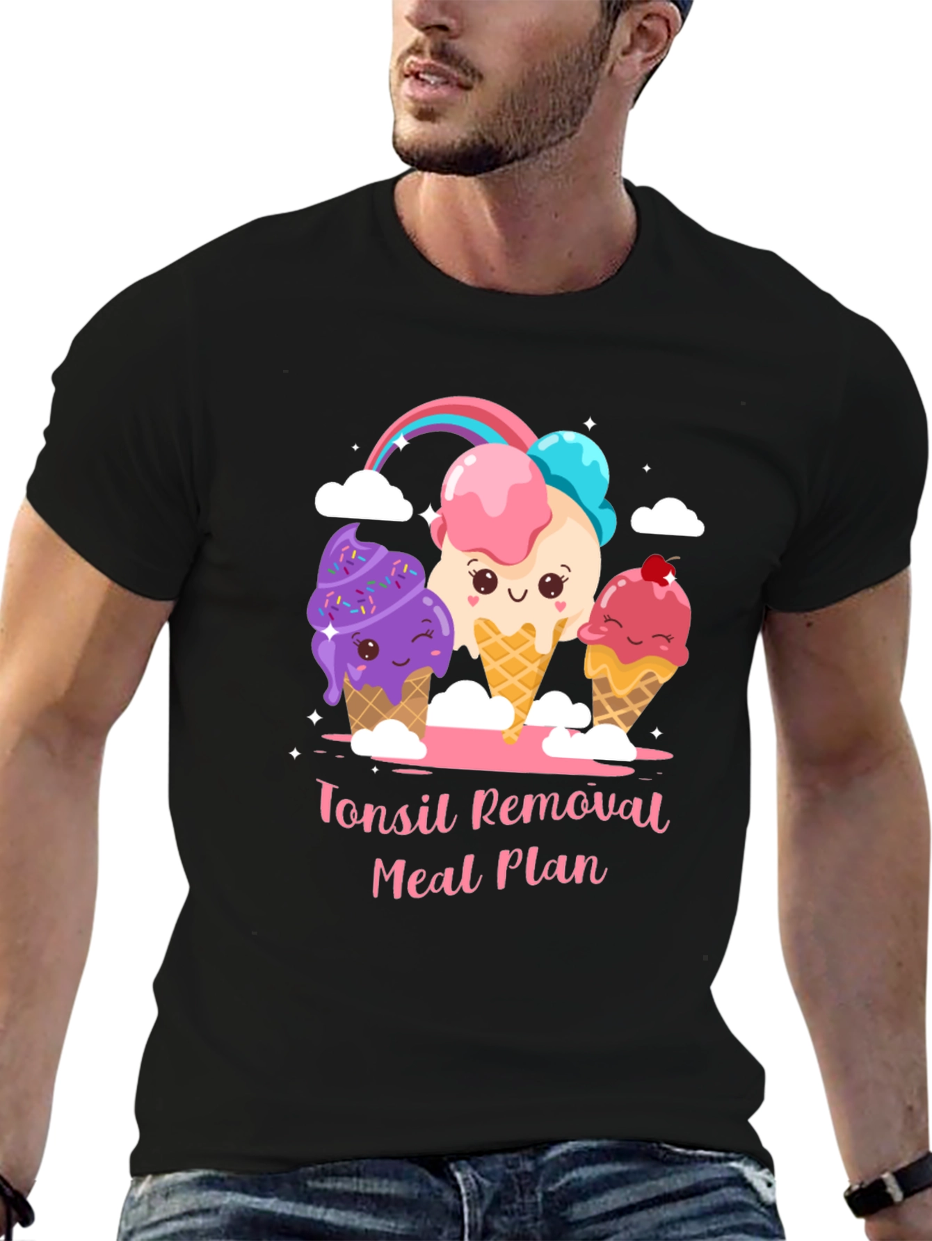 Tonsil Removal Meal Plan Ice Cream T-Shirt