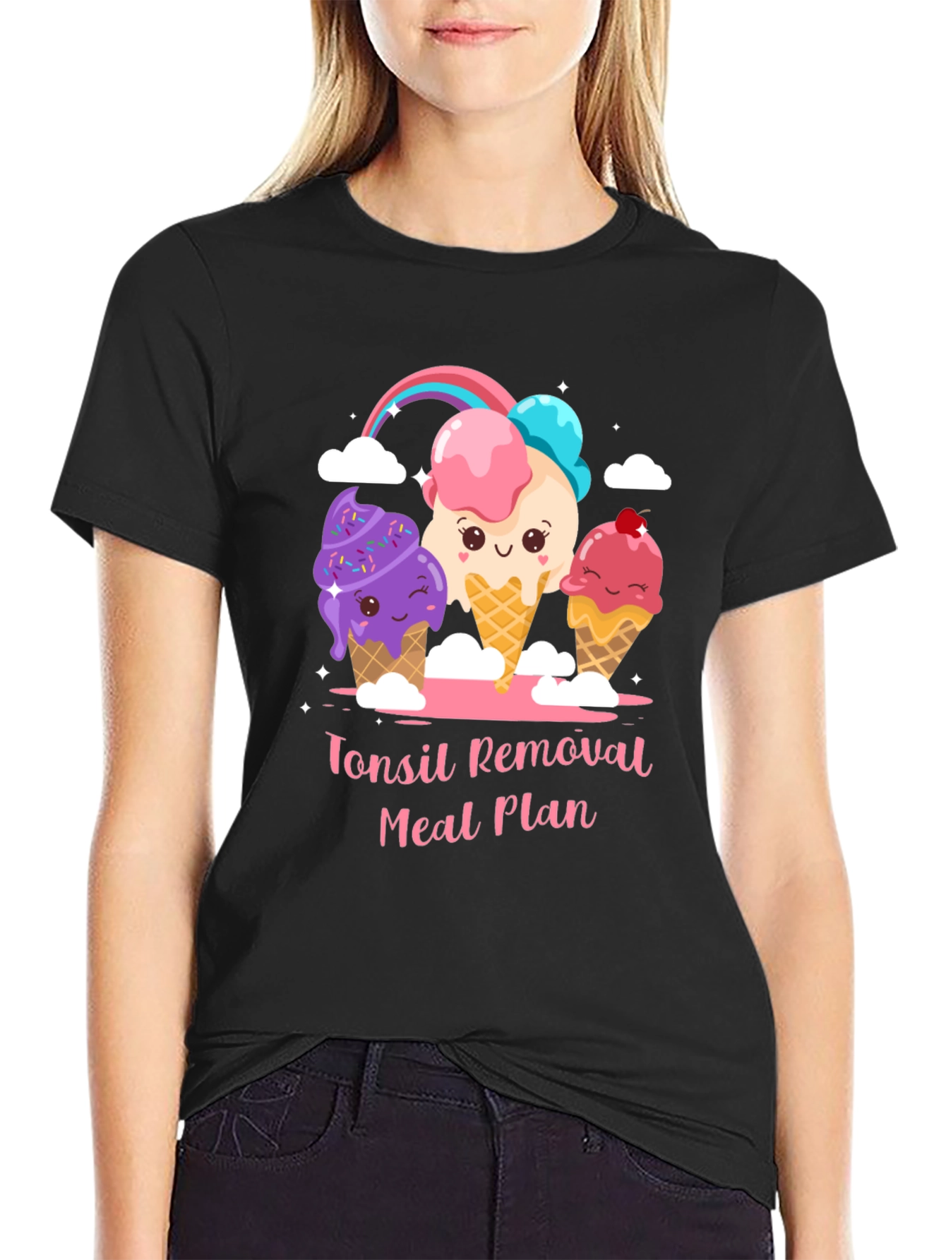 Tonsil Removal Meal Plan Ice Cream T-Shirt