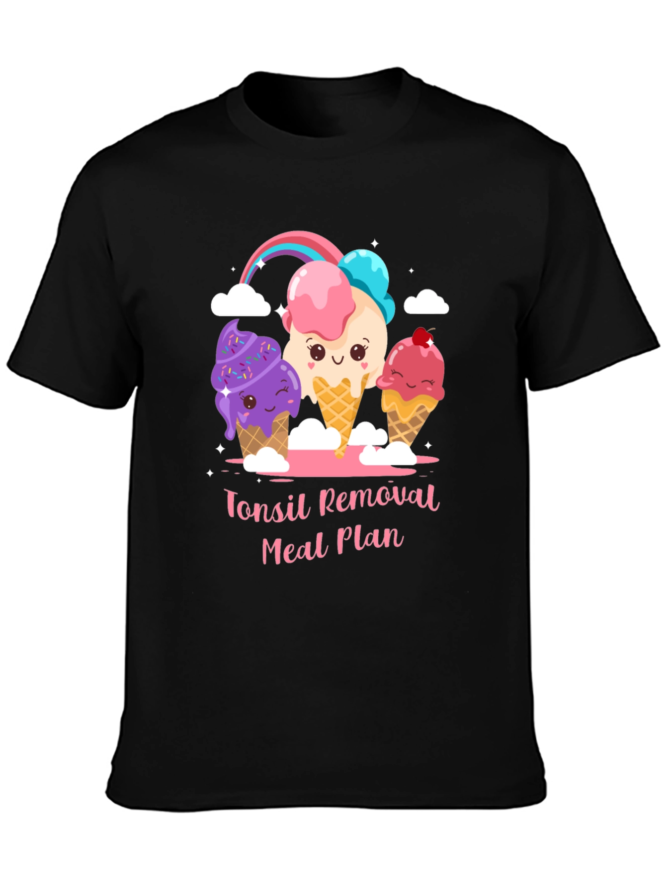 Tonsil Removal Meal Plan Ice Cream T-Shirt