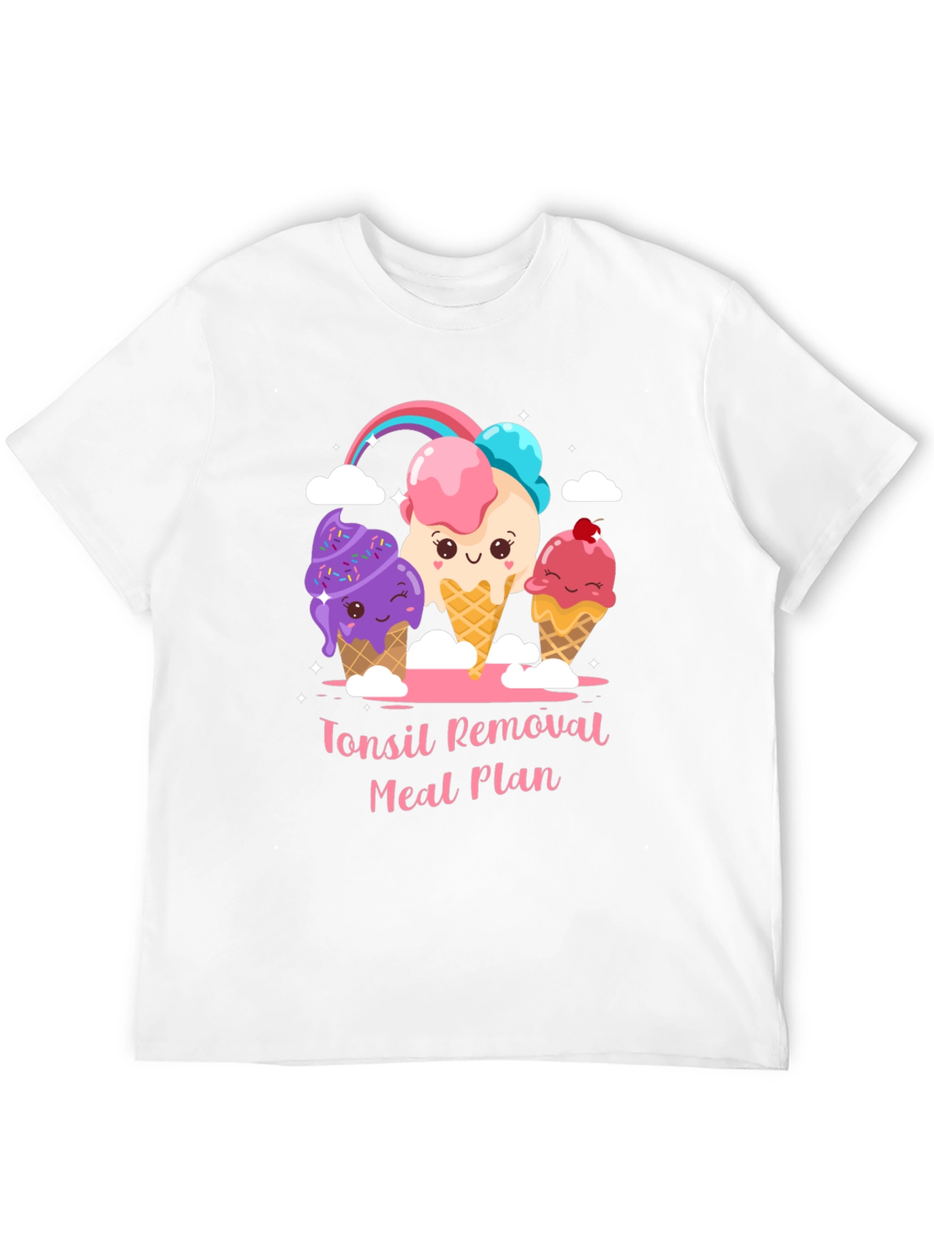 Tonsil Removal Meal Plan Ice Cream T-Shirt
