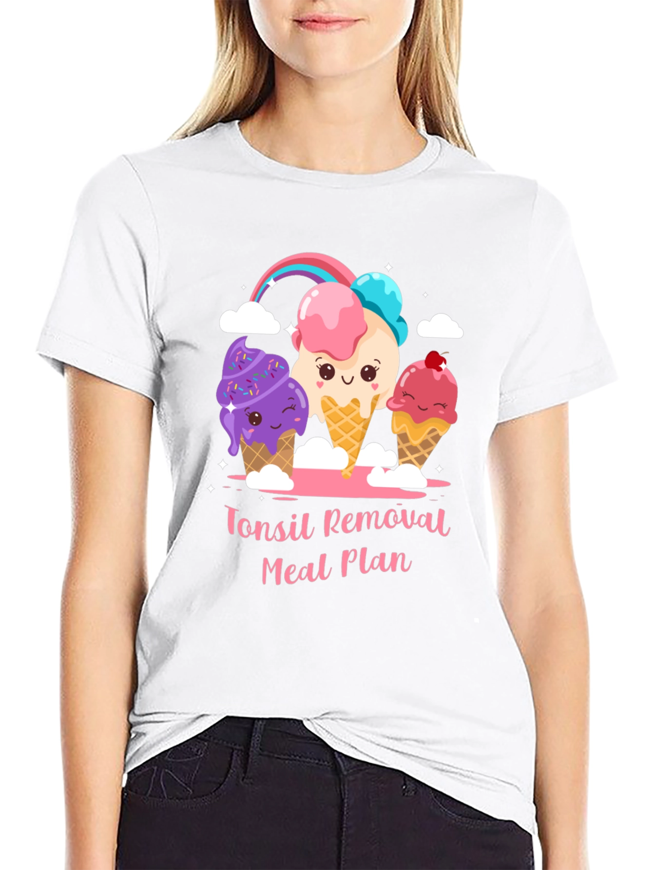 Tonsil Removal Meal Plan Ice Cream T-Shirt
