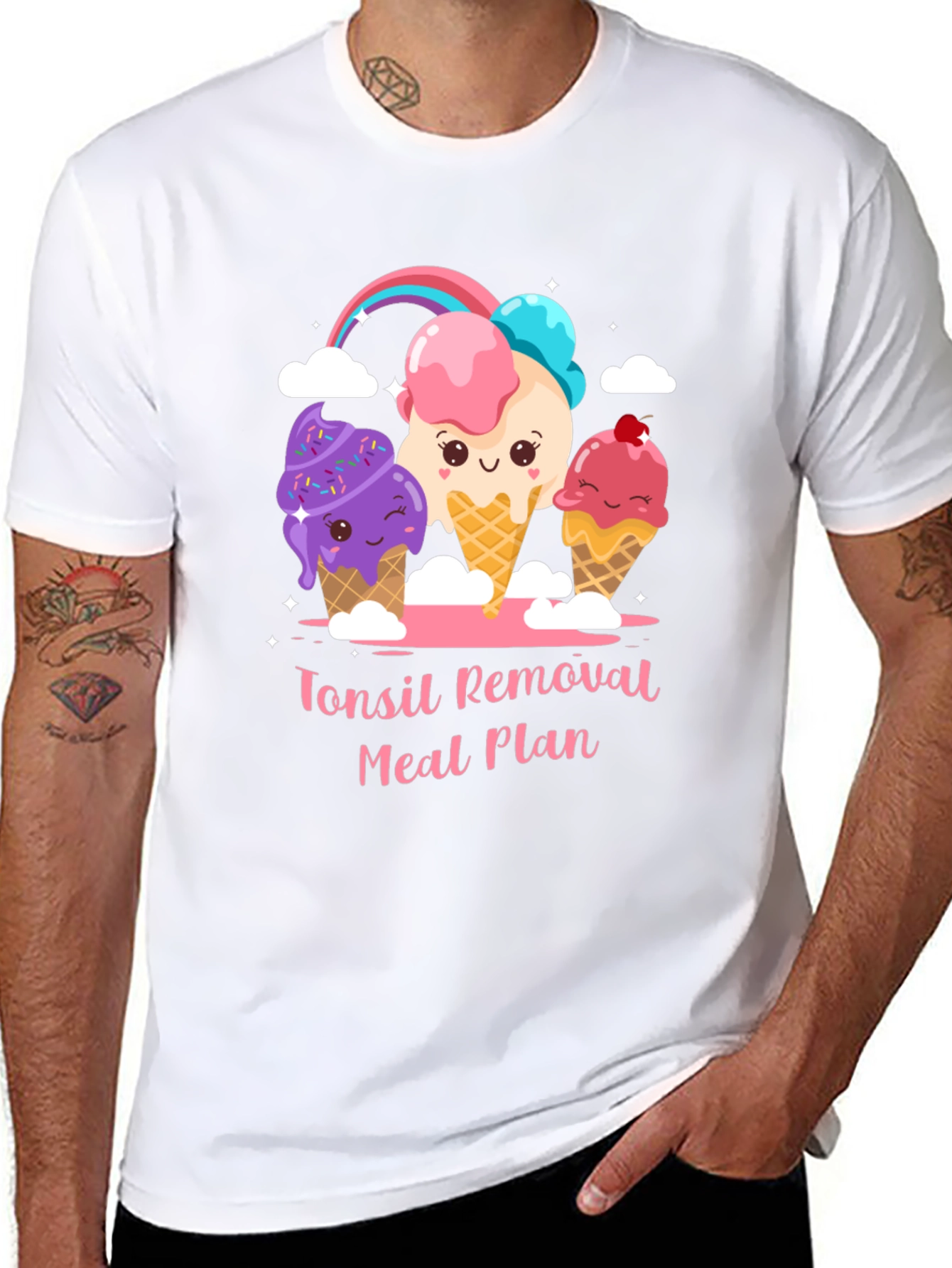Tonsil Removal Meal Plan Ice Cream T-Shirt