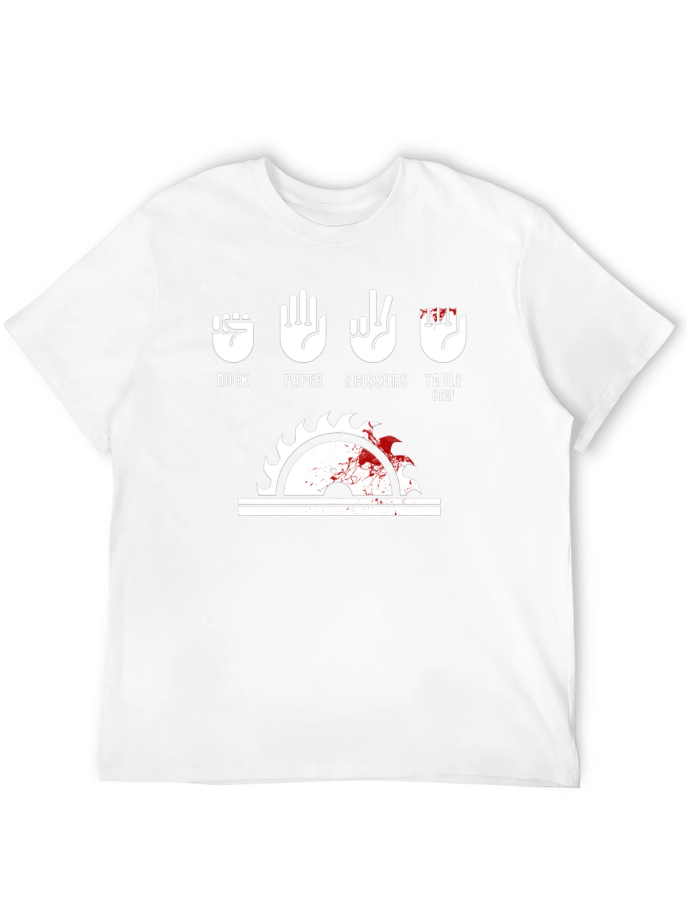Rock Paper Scissors Table Saw T-Shirt