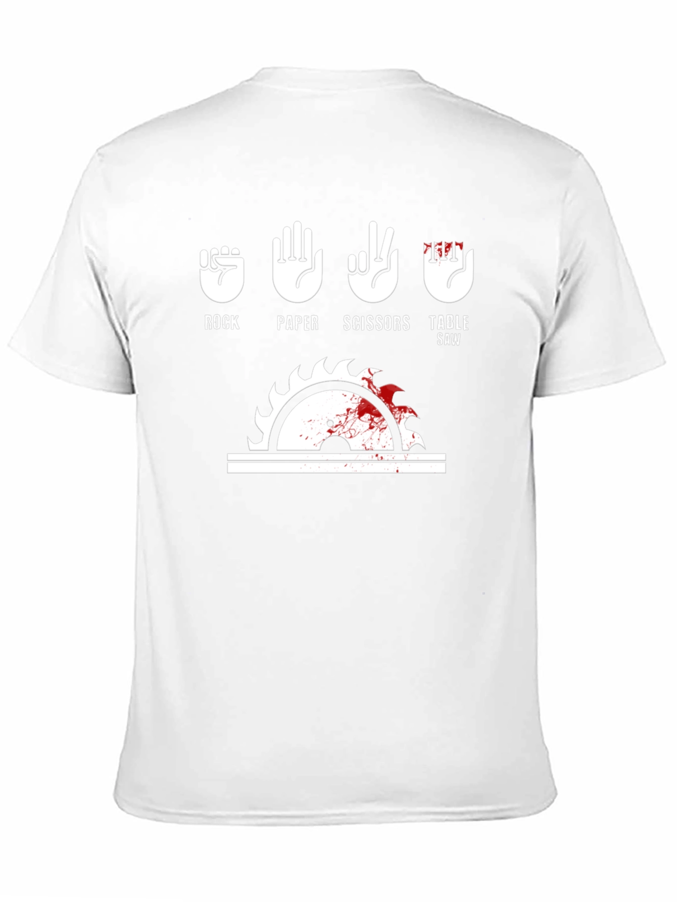 Rock Paper Scissors Table Saw T-Shirt