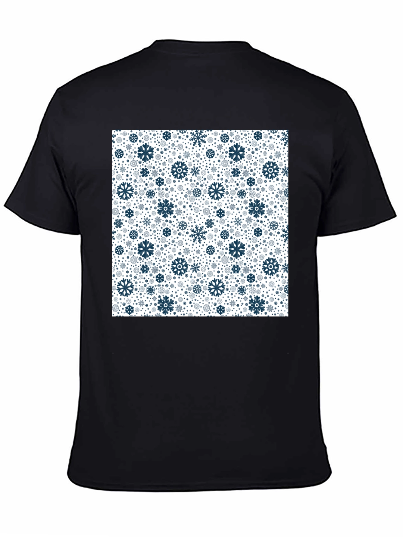 Winter Snowflake Pattern T-Shirt