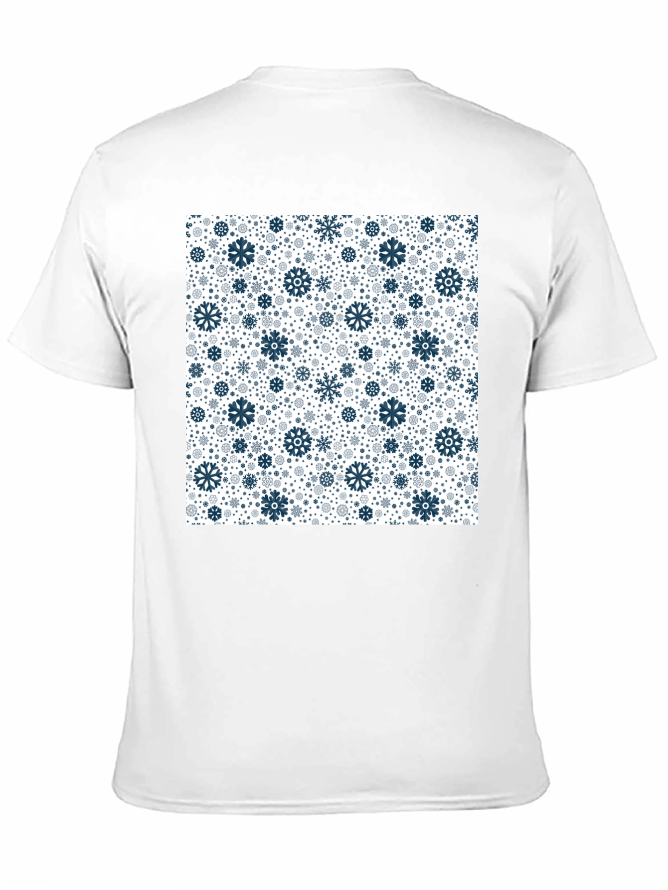 Winter Snowflake Pattern T-Shirt