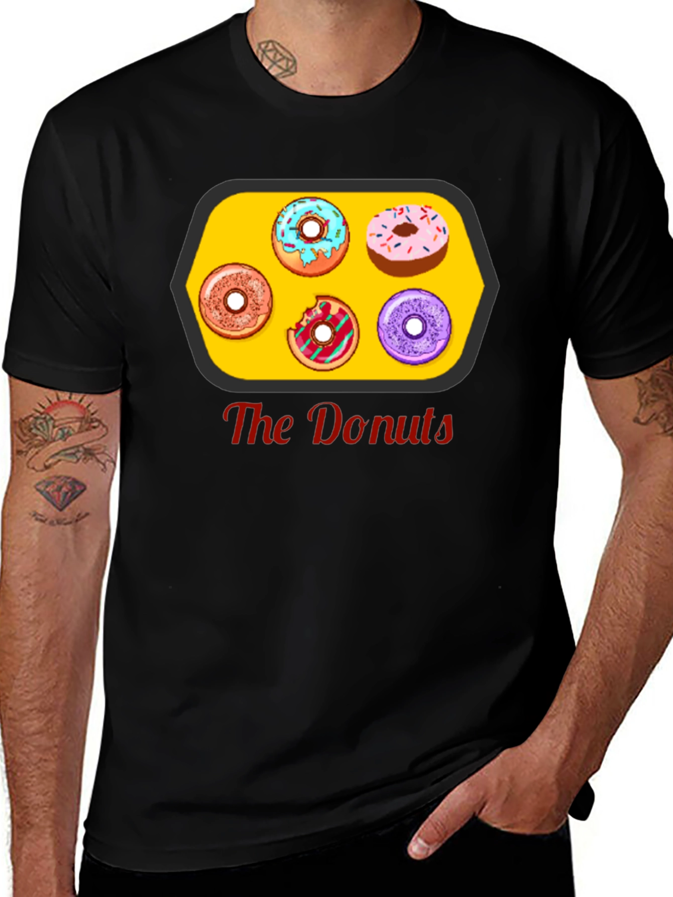 The Donuts T-Shirt - Fun Foodie Tee