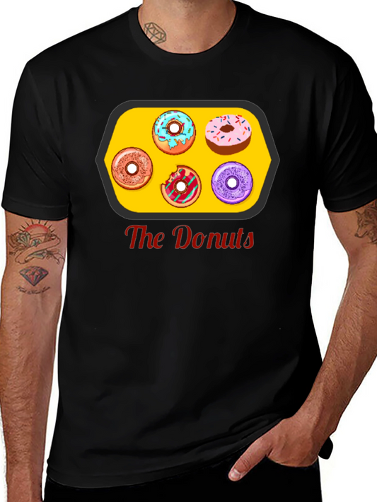 The Donuts T-Shirt - Fun Foodie Tee