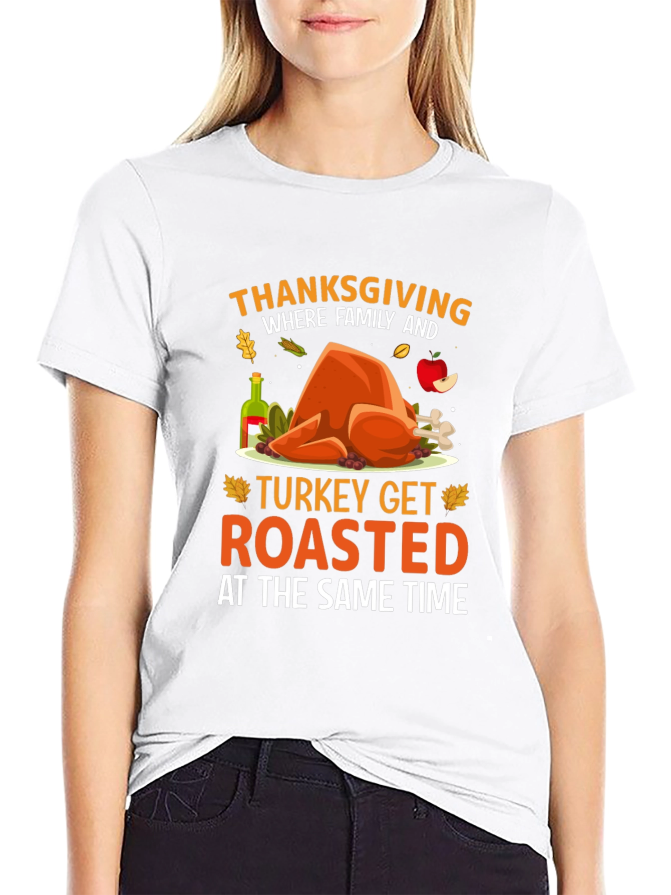 Thanksgiving Family Turkey Roast T-Shirt