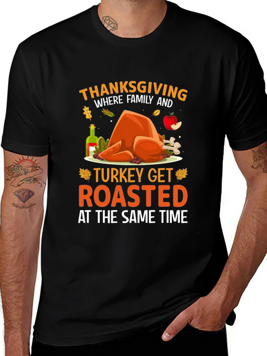 Thanksgiving Family Turkey Roast T-Shirt
