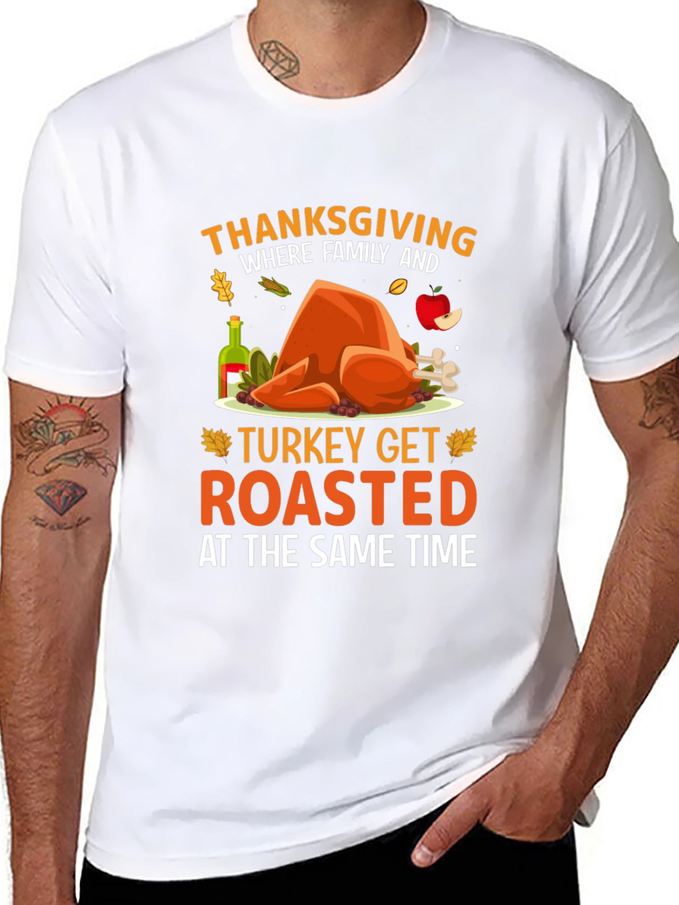 Thanksgiving Family Turkey Roast T-Shirt