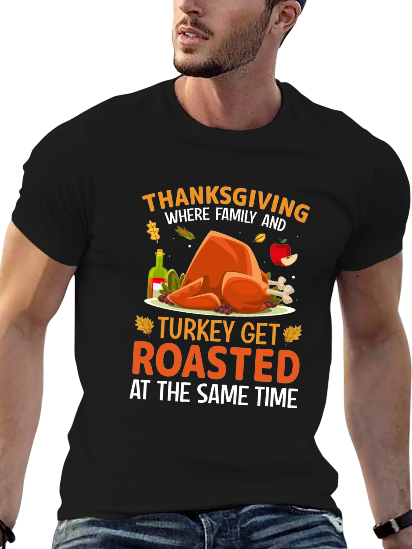 Thanksgiving Family Turkey Roast T-Shirt
