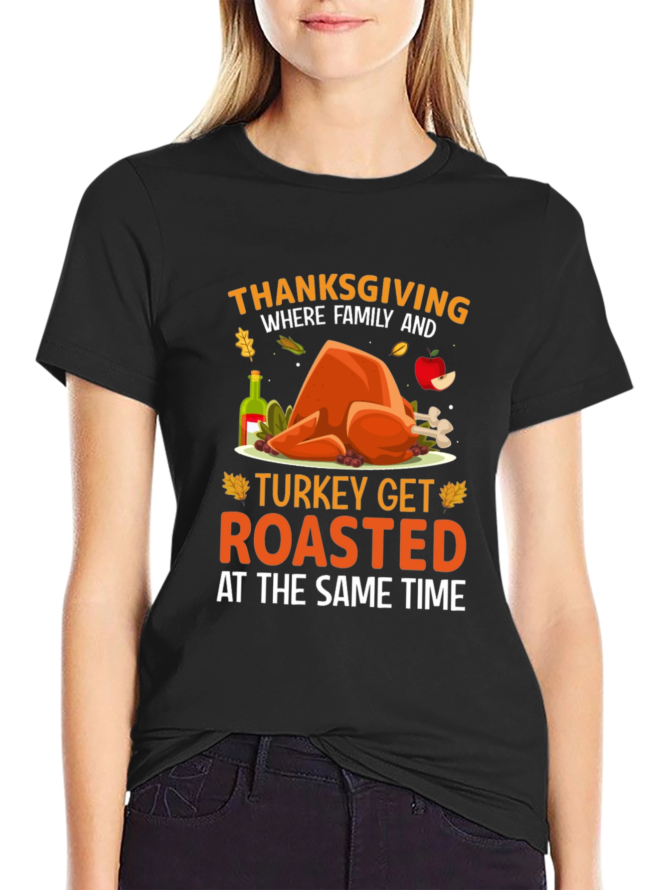 Thanksgiving Family Turkey Roast T-Shirt