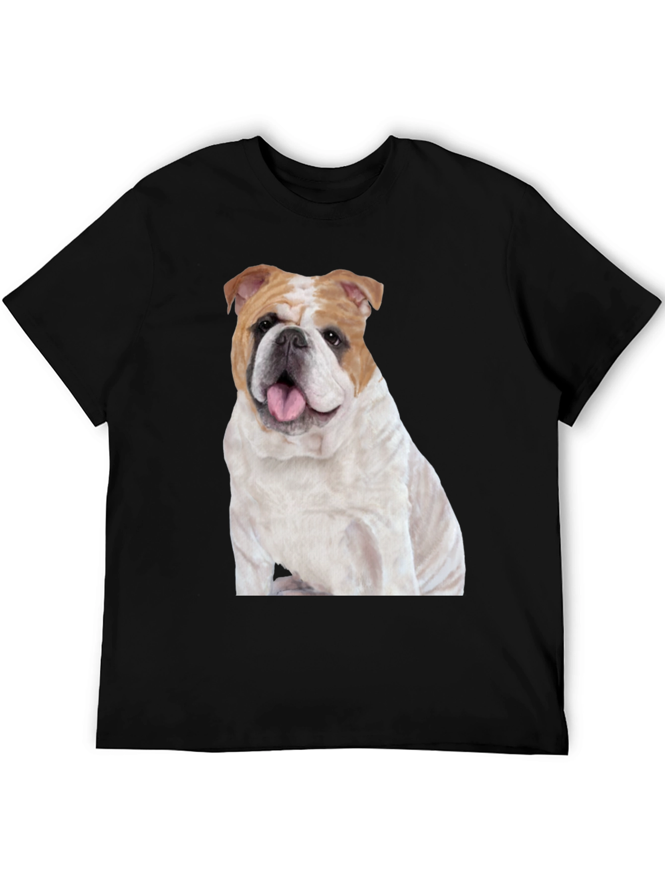 Bulldog Graphic T-Shirt - Mens Black Tee