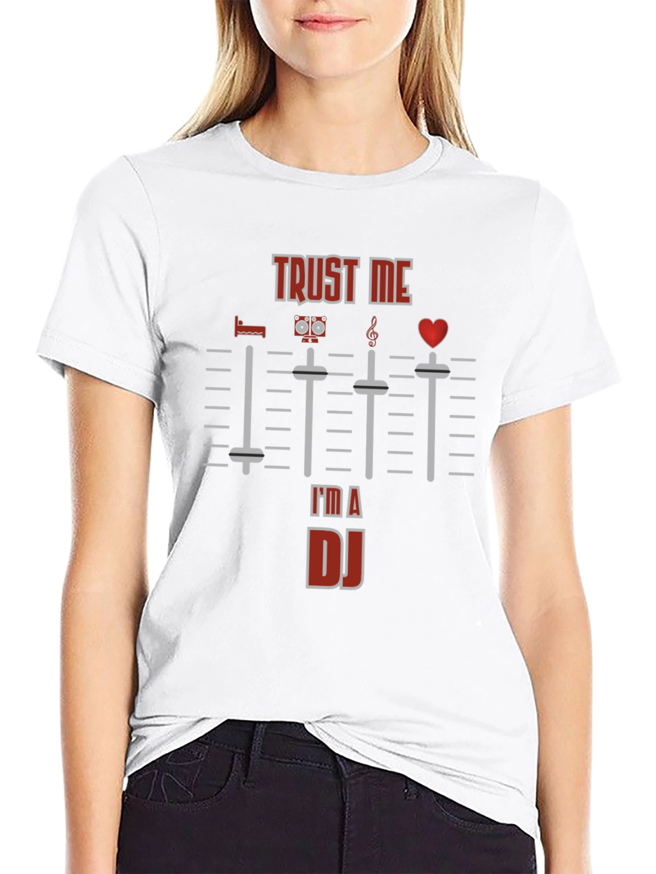 Trust Me Im A DJ Black T-Shirt