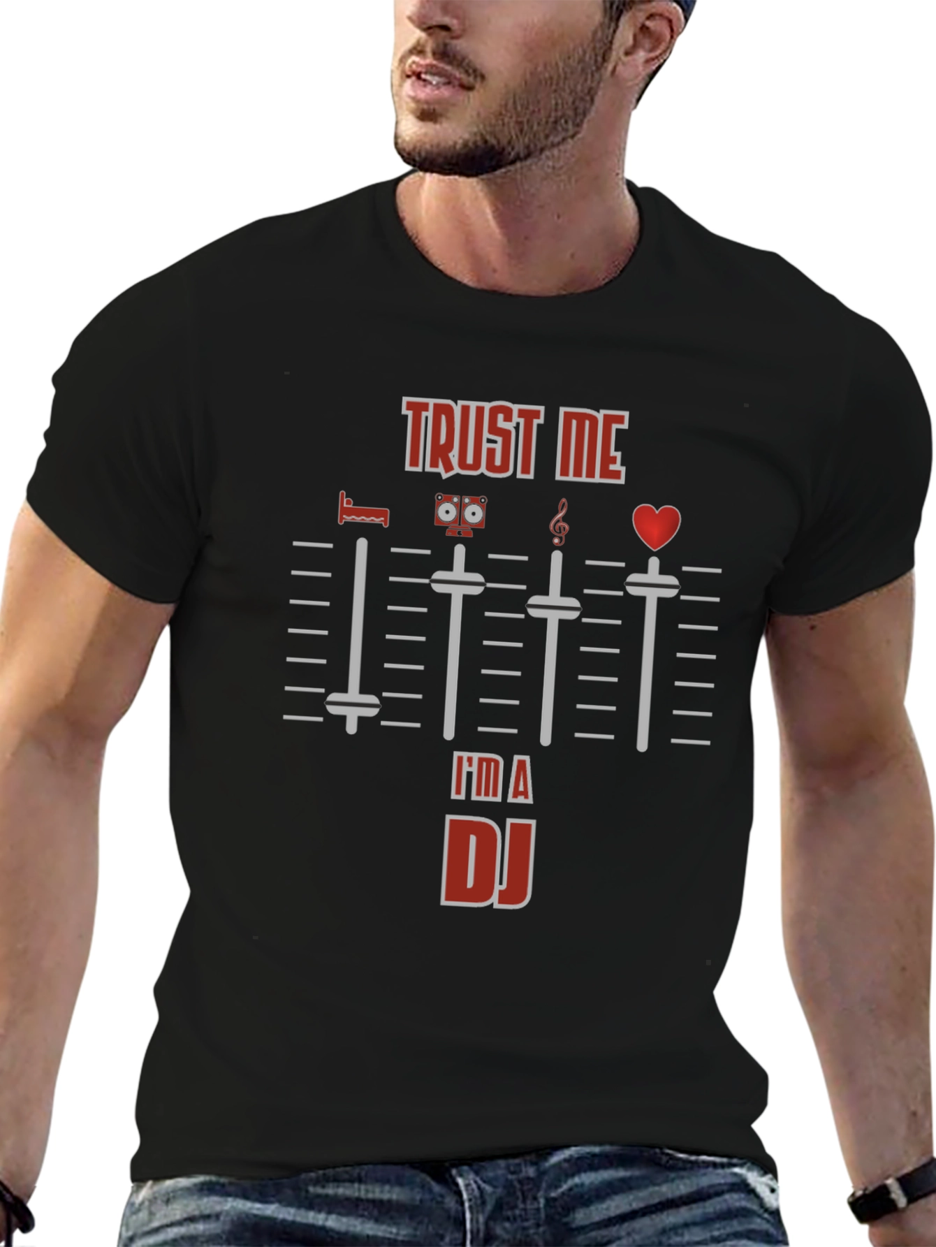 Trust Me Im A DJ Black T-Shirt