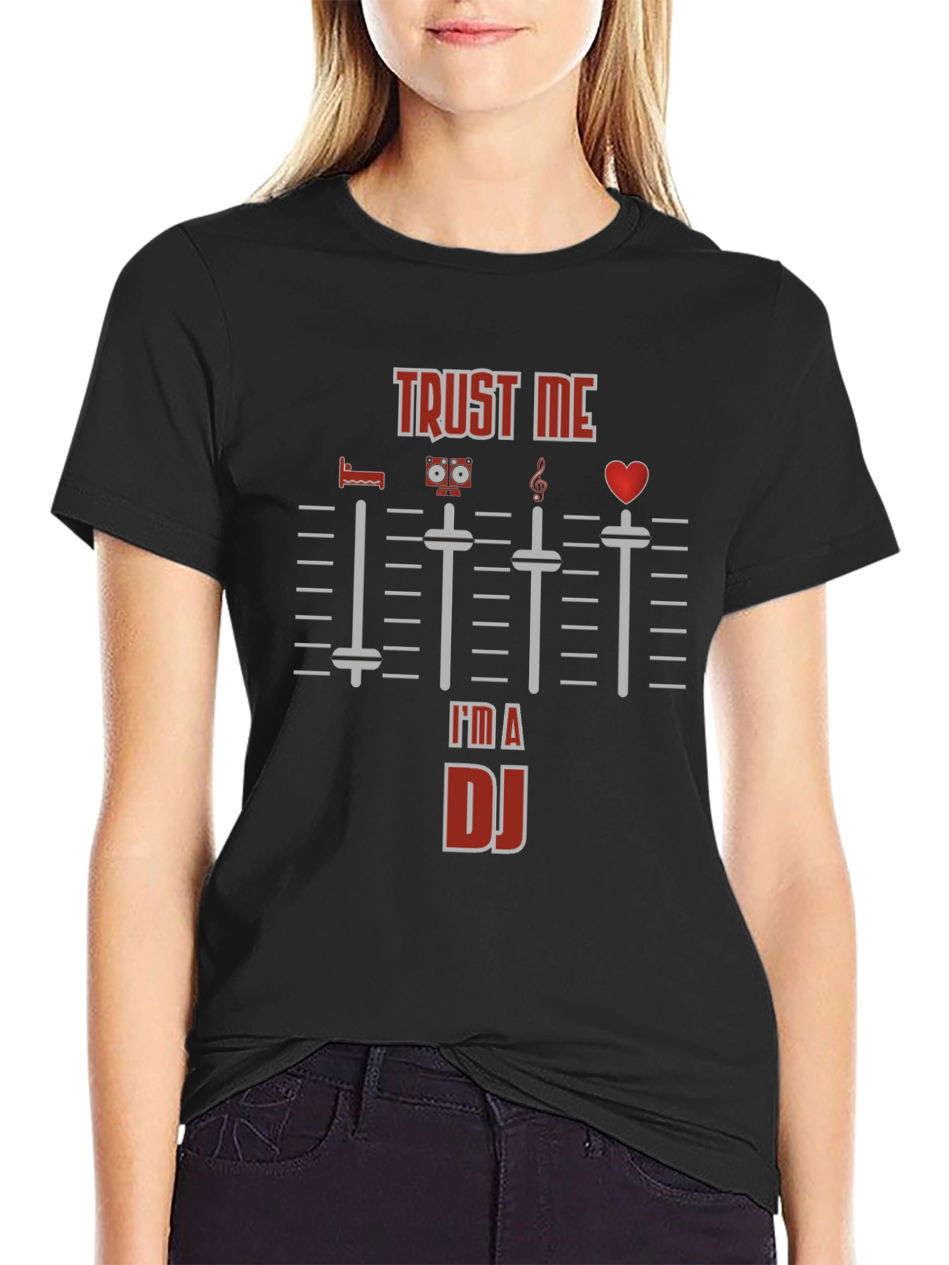 Trust Me Im A DJ Black T-Shirt